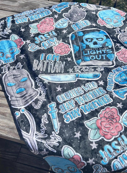 PREORDER - Lights Out Throw Blanket