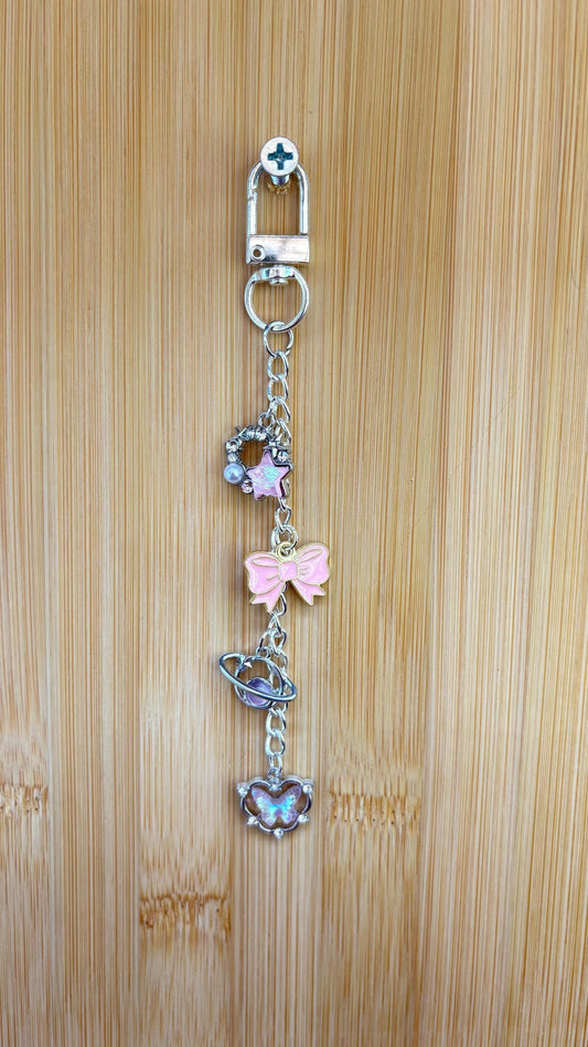 Iridescent Moonstones Charm