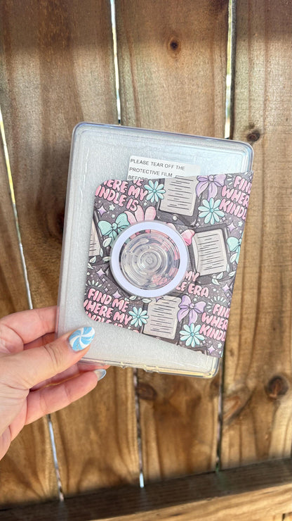 Magnetic Removable Cover 4-in-1 Kindle Case - Find Me Where My Kindle Is